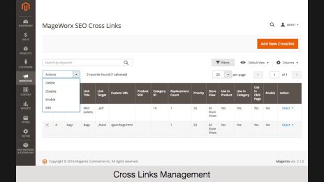 Cross Links Management,Internal and External Cross Links Configuration,SEO Cross Links Settings,Internal and External Cross Links Configuration,Cross Links Functionality on the Front-End,Internal and External Cross Links Configuration,SEO Cross Links Sett